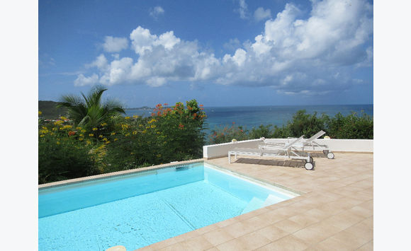 villa piscine 3 ch vue mer imprenable acces plages