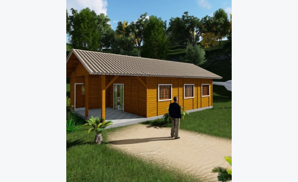 Maisons Bois Préfabriquées Payées en: 3/6/12 MOIS
