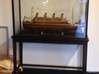 Photo for the classified Wooden Ship scale model in mahogany/glass cabinet Saint Martin #1