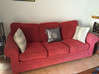 Photo for the classified 2 SOFAS in coral color fabric Saint Martin #1