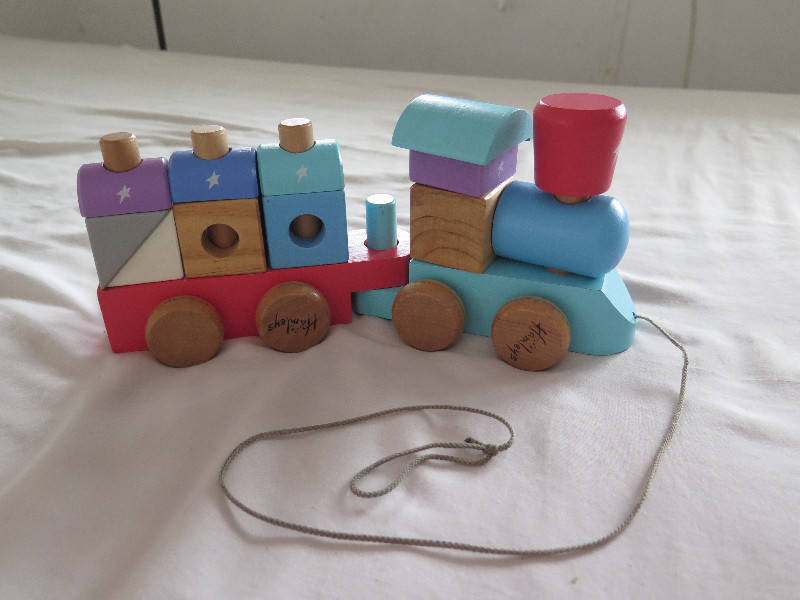 hamleys wooden train