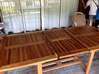 Photo for the classified teak table with built-in Extender 6 / 8 places Saint Martin #0