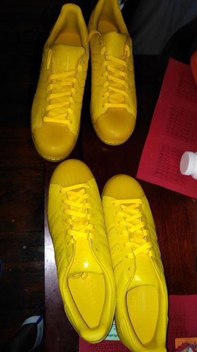 adidas superstar yellow