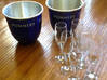 Photo de l'annonce seau à glace pommery bleu + 6 coupes de champagne Saint-Martin #0