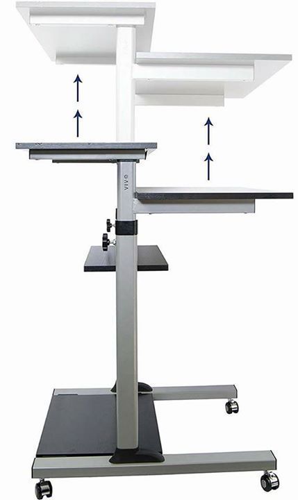 Vivo Mobile Height Adjule Stand Up Desk