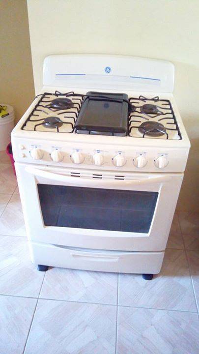 Ge Stove Oven 6 Burner Electric Litter Household Electrics