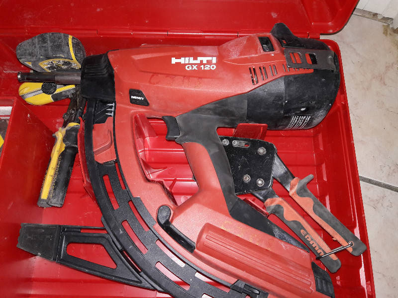 Cloueur Gaz Hilti GX3 Neuf, Pour Béton Et Plaquiste, Rouge, économie énorme