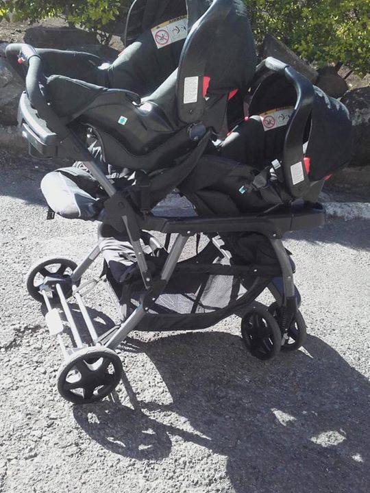 poussette double graco avec cosy