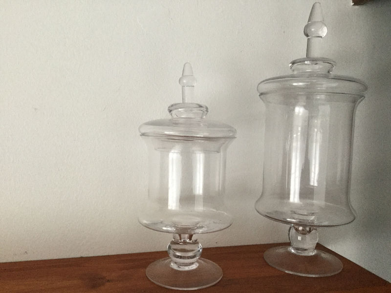 decorative glass jars