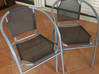 Photo de l'annonce 2 chaises en métal gris Saint-Martin #1