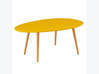 Photo de l'annonce table basse scandinave laquée jaune moutarde Saint-Martin #0