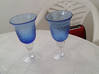 Photo de l'annonce 2 très beaux verres à pied bleus grands Saint-Martin #0