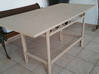 Photo for the classified Bamboo table of'm beige painted solid wood Saint Martin #0