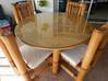 Photo for the classified Table and chairs bamboo set Saint Barthélemy #1