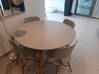 Photo for the classified Round table diam 120 cm + 4 chairs Saint Barthélemy #0