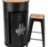 Meuble bar élégant et tabouret assorti