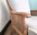 Fauteuil teck & canage